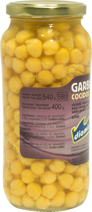 Diamir Cooked Chickpeas, 540 gr