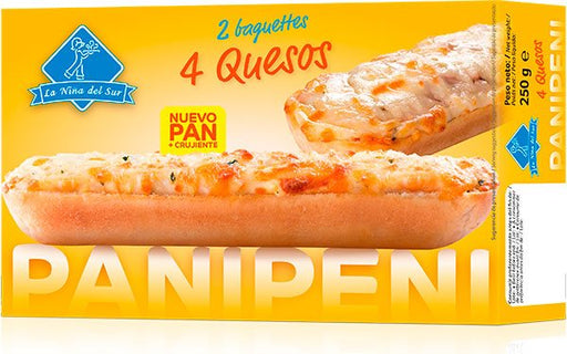 La Nina del Sur Panipeni Cheese Baguettes with 4 Cheeses, 250 gr