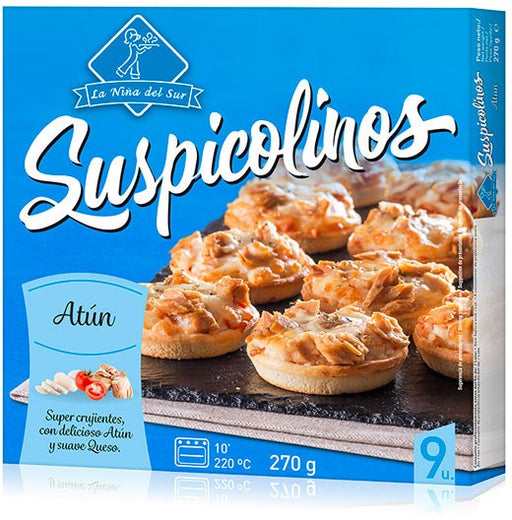 La Nina del Sur Suspicolinos Mini Pizza's, Tuna, 270 gr
