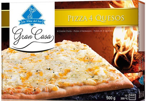 La Nina del Sur Gran Casa Pizza, 4 Cheeses, 500 gr