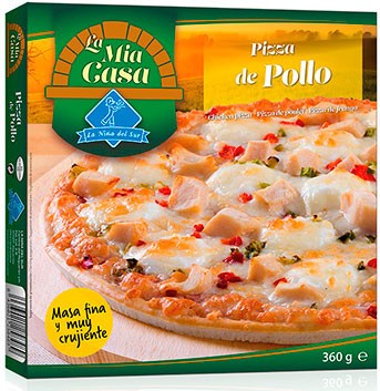 La Nina del Sur La Mia Casa Pizza, BBQ Chicken, 360 gr