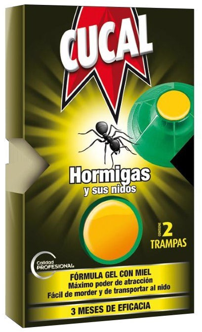 Cucal Honey Gel Forula Ant Traps, 2 ct