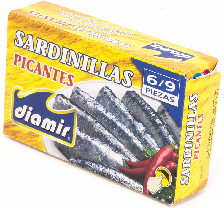 Diamir Small Sardines, Hot Spicy, 90 g