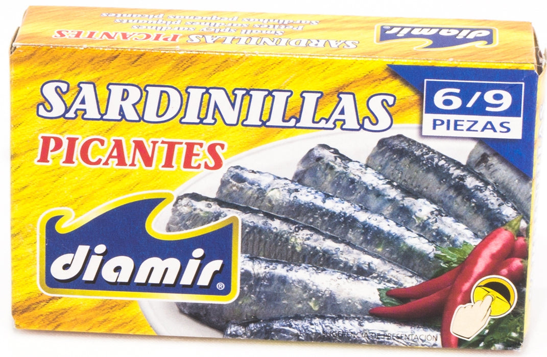 Diamir Small Sardines, Hot Spicy, 90 g