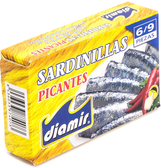 Diamir Small Sardines, Hot Spicy, 90 g