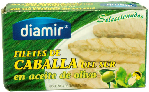 Diamir Mackerel Fillest in Olive Oil, 120 gr