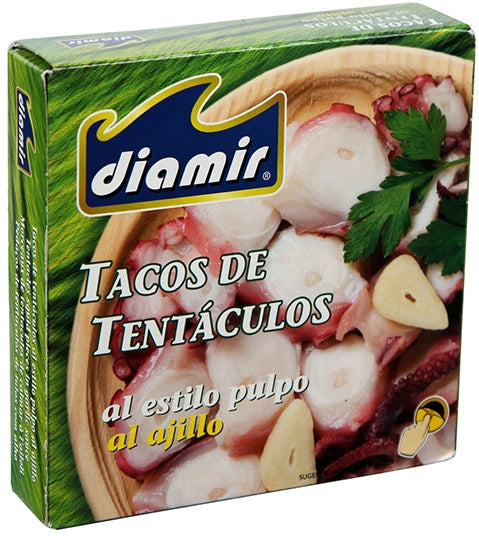 Diamir Squid Pieces in Garlic Sauce, 26 ct