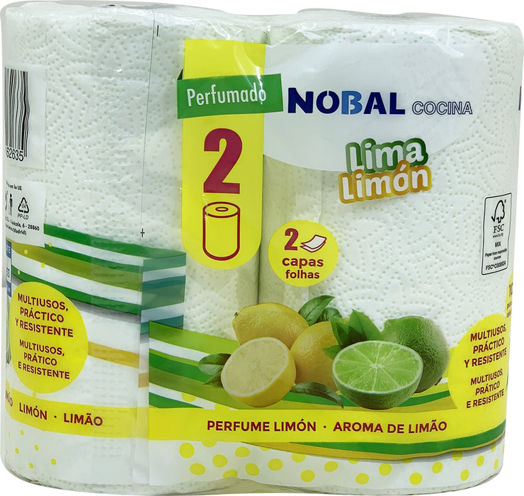 Nobal Kitchen Towels Lemon Lime, 2 ct