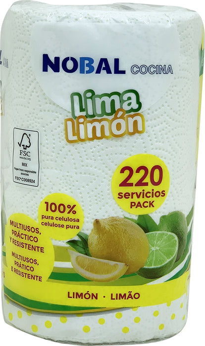 Nobal Kitchen Towels Lemon Lime, 2 ct