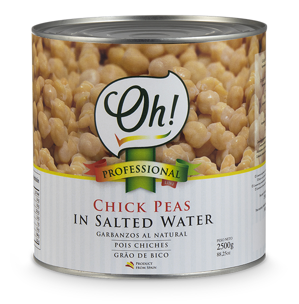 OH Chick Peas In Salted Water , 3 kg