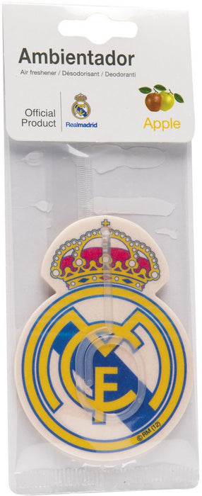 Real Madrid Official Product Haning Car Air Freshener, Apple, 1 ct