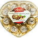 Avello Crunchy Sweetness Milk Chocolate with Hazelnut, Heart Shaped Box, 8 ct