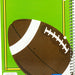 Innovative Designs Sports Theme Notebook, Football, 70 sheets