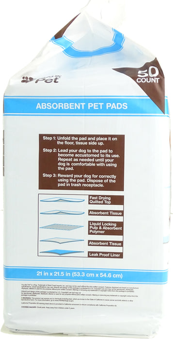 Hug My Pet Absorbent Pads 50 ct