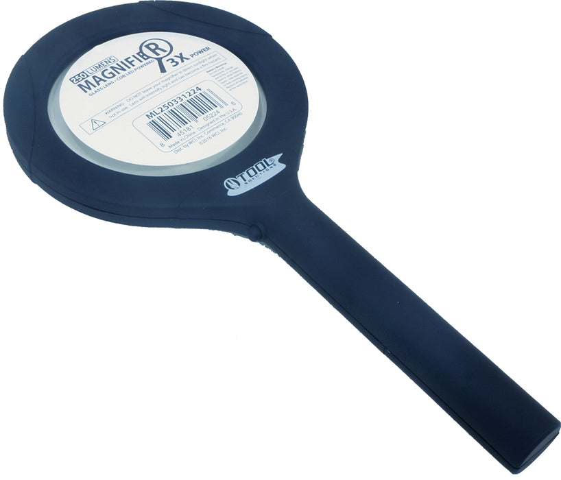 Tools Solutions LED Magnifier Glass, 3.4 inch