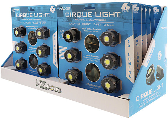 i-Zoom Cirque Light Magnetic Base & Wireless, 6 pcs