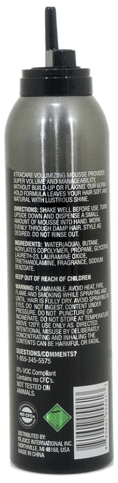 Xtra Care Professional Ultra Hold Styling Mousse,  Volume & Body, 7 oz