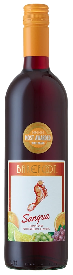 Barefoot Sangria Wine, 11% Vol. , 750 ml