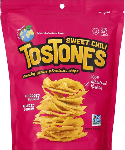 Tostones Plantain Chips, Sweet Chili, 100 gr