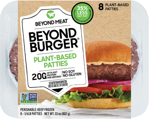 Beyond Meat Beyond Burger Plant-Based Patties, 8 ct