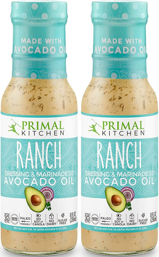 Primal Kitchen Ranch Dressing & Marinade with Avocado Oil, 2-Pack, 2 x 12 oz