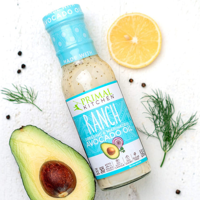 Primal Kitchen Ranch Dressing & Marinade with Avocado Oil, 2-Pack, 2 x 12 oz