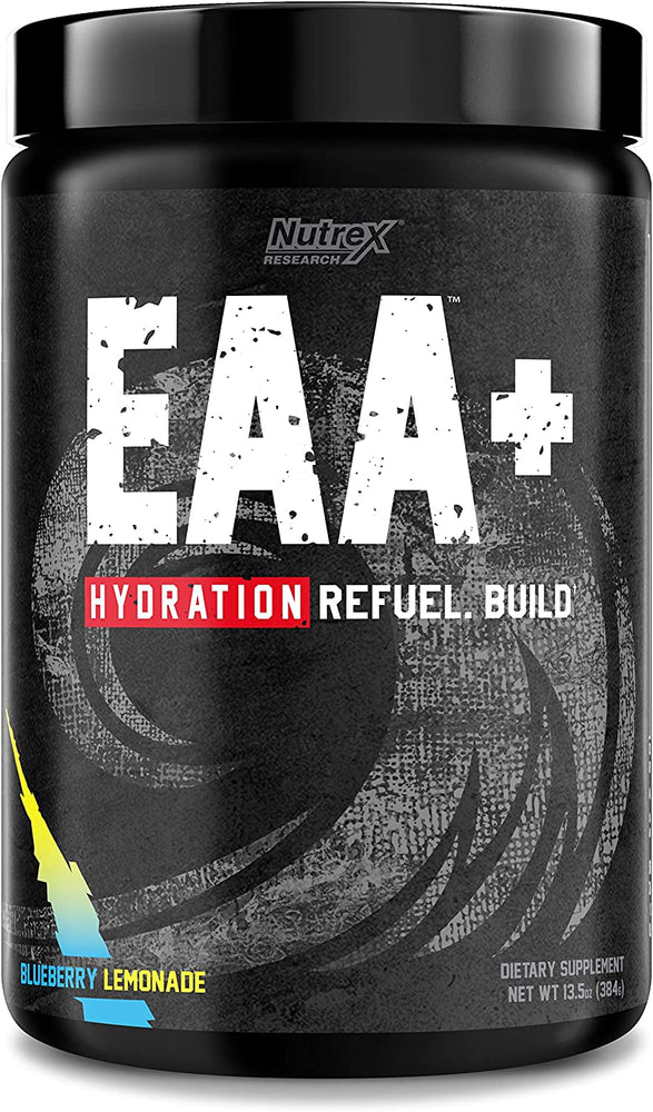 Nutrex EAA+ Hydration Refuel + Build Supplement, Blueberry Lemonade Flavor , 384 gr