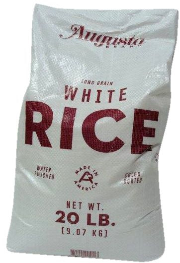 Augusta Long Grain White Rice, 20 lbs — Goisco.com