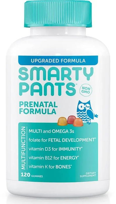 SmartyPants Prenatal Formula Vitamins, 120 Gummies, 120 ct