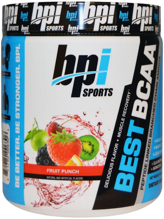 BPI Sports Best BCAA Peptide Linked Branched Chain Aminos, Fruit Punch , 300 gr