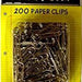 Homework Paper Clips, 200 ct