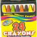 A+ Homework Premium Quality Crayons in Bright, Vibrant Colors, 24 ct