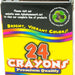 A+ Homework Premium Quality Crayons in Bright, Vibrant Colors, 24 ct