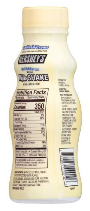 Hershey's Cookies & Cream Flavored Milk Shake , 12 oz