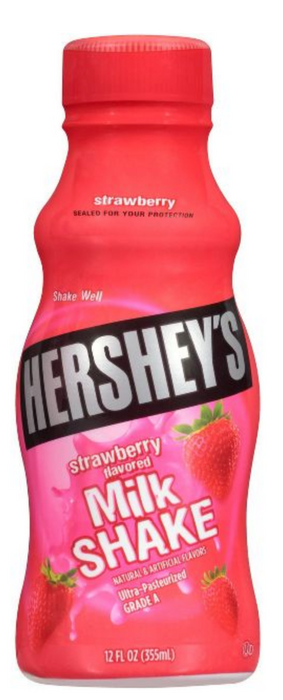 Hershey's Strawberry Flavored Milk Shake , 12 oz