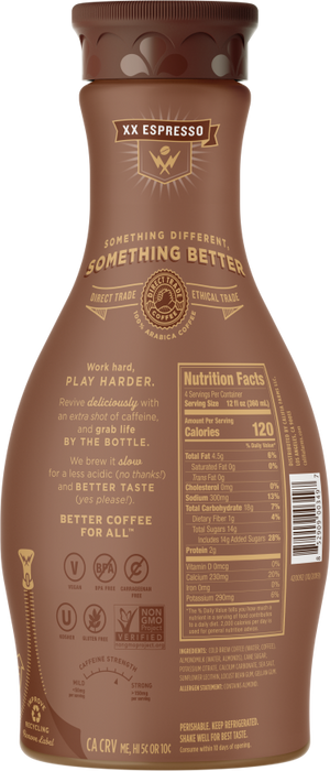 Califia Farms Cold Brew Coffee With Almond Milk, XX Espresso, 48 oz