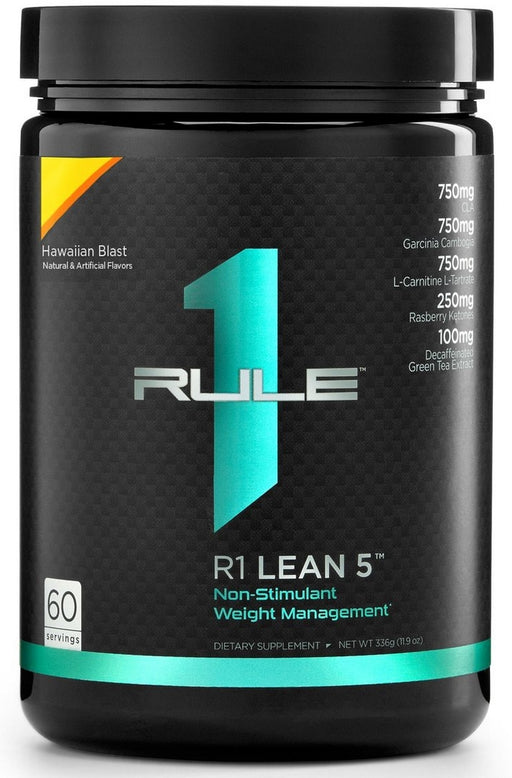 Rule 1 Lean 5 Stimulant Free Burner, Hawaiian Blast, 336 g