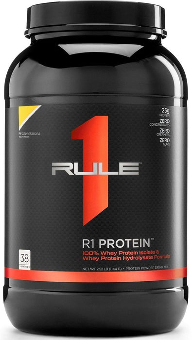 Rule 1 Whey Protein Isolate, Frozen Banana, 1.17 kg
