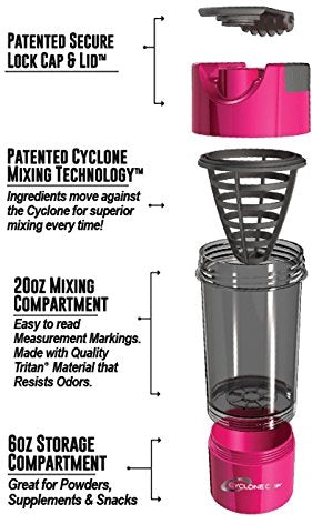Cyclone Cup, Pink, 22 oz