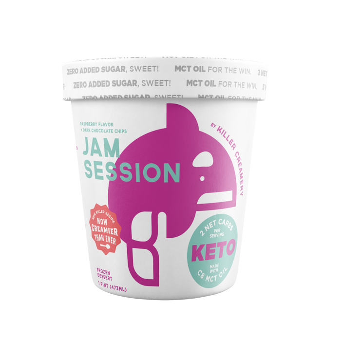 Killer Creamery Raspberry Jam Session Ice Cream , 1 pt