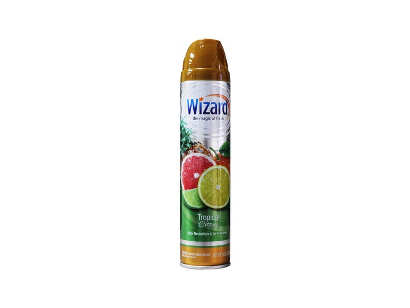 Wizard The Magic Of Fresh Air Freshner, Tropical Citrus Scent , 10 oz