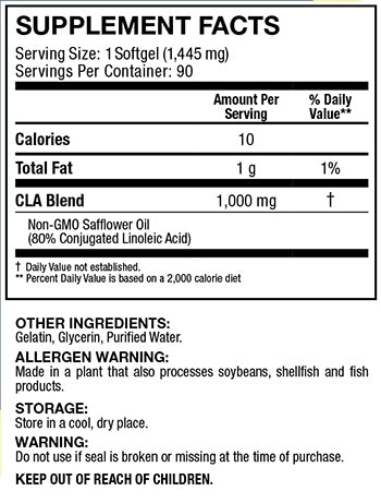 API CLA  Conjugated Linoleic Acid Fat Burner, 90 ct