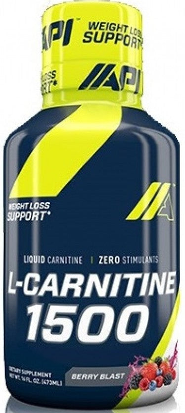 API L-Carnitine 1500 Liquid Fat Burner, Berry Blast, 16 oz