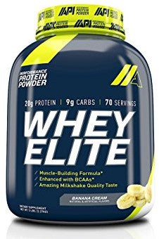 API Whey Elite Protein Powder, Banana Creme, 5 lbs