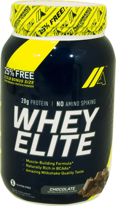 API Whey Elite Protein Powder, Chocolate, 2.5 lb