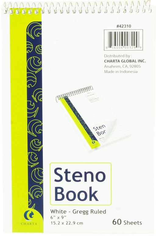 Charta Global Steno Notebook, 60 sheets