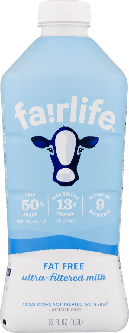 Fairlife Fat Free Milk, Ultra-Filtered, 52 oz