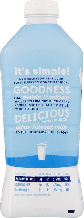 Fairlife Fat Free Milk, Ultra-Filtered, 52 oz