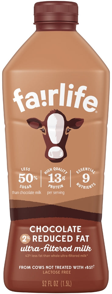 Fairlife Chocolate Reduced Fat Ultra-Filtered Milk, 52 oz