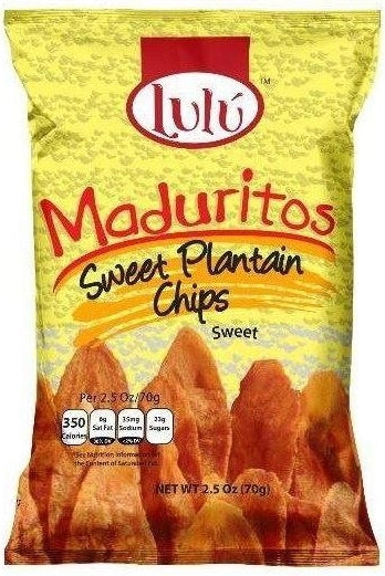 Lulu Maduritos Sweet Plantain Chips, 2.5 oz